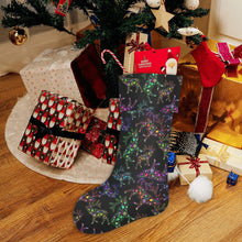 Load image into Gallery viewer, Floral Elk Christmas Stocking
