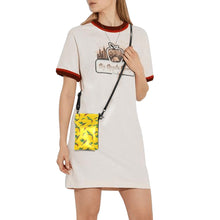 Load image into Gallery viewer, Red Swift Yellow Small Cell Phone Purse
