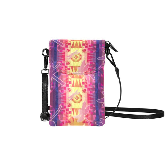 Kaleidoscope Dragonfly Small Cell Phone Purse