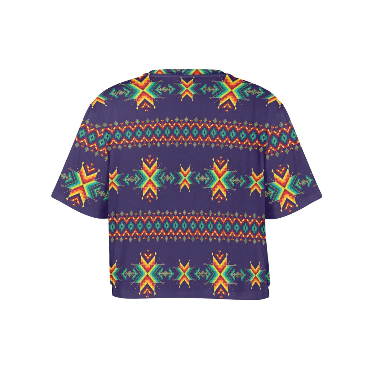 Dreams of Ancestors Indigo Crop Top