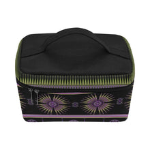 Load image into Gallery viewer, Evening Feather Wheel Cosmetic Bag
