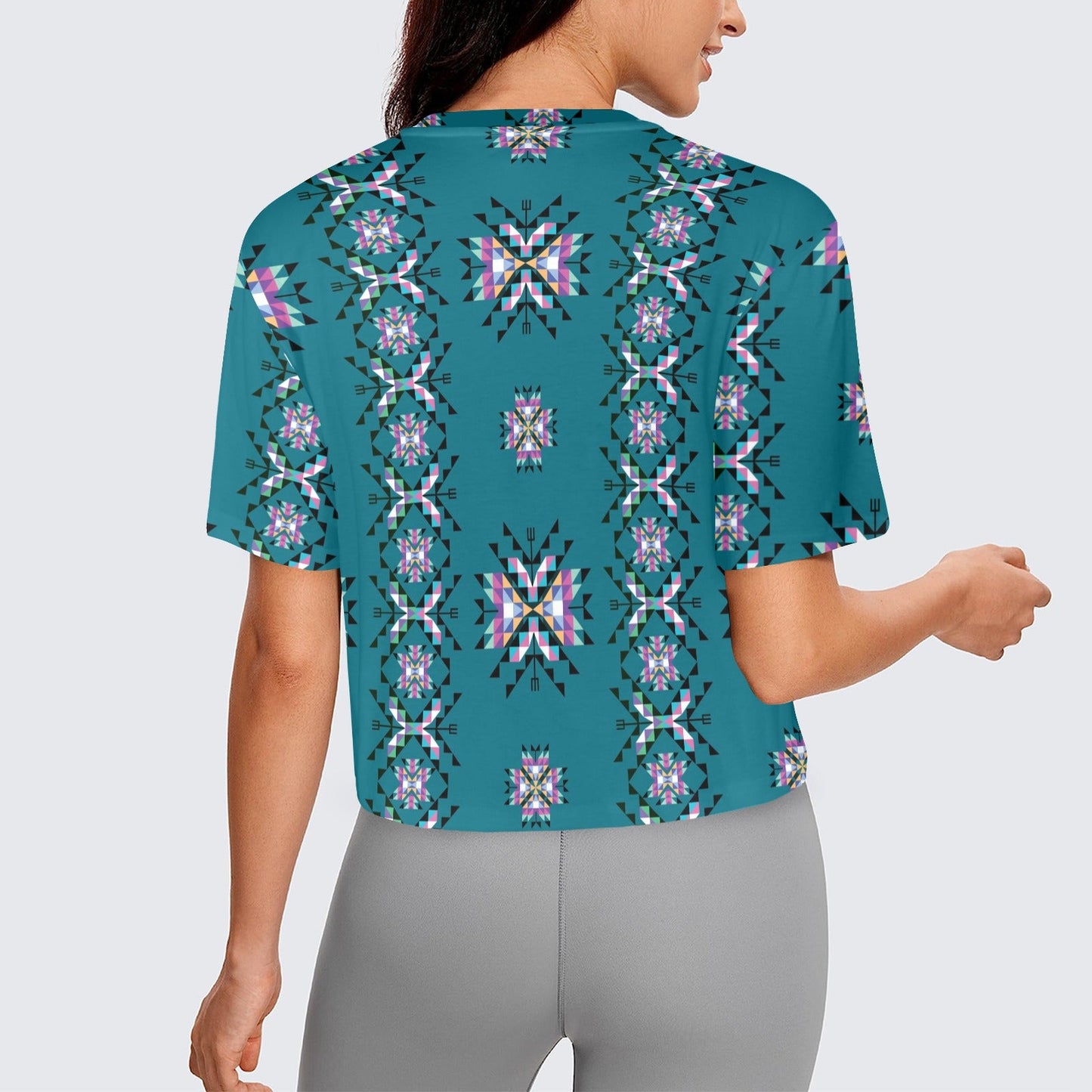 Medicine Lodge Dark Winter Crop Top