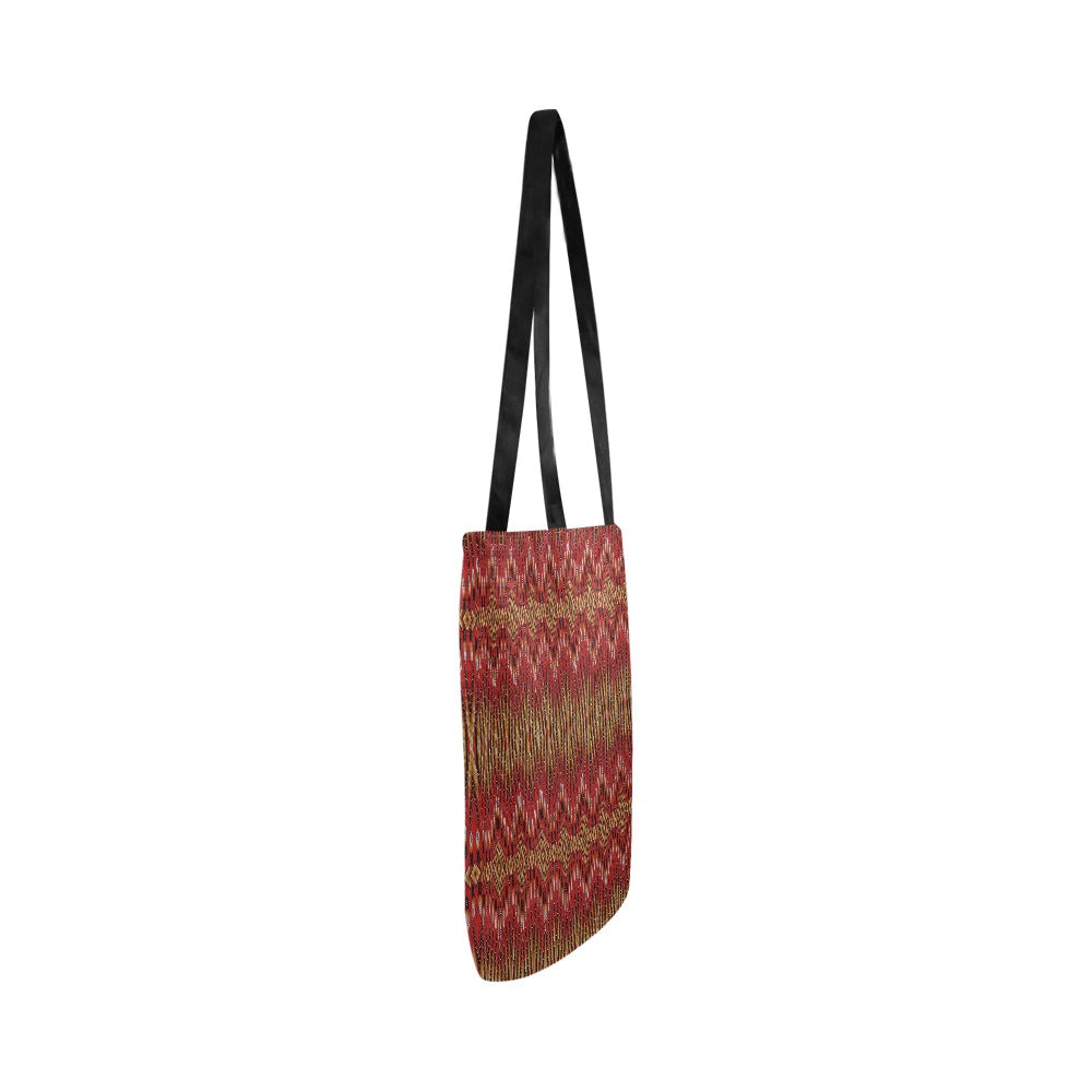 Fire Feather Red Reusable Shopping Bag