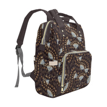 Load image into Gallery viewer, Hawk Feathers Multi-Function Diaper Backpack/Diaper Bag
