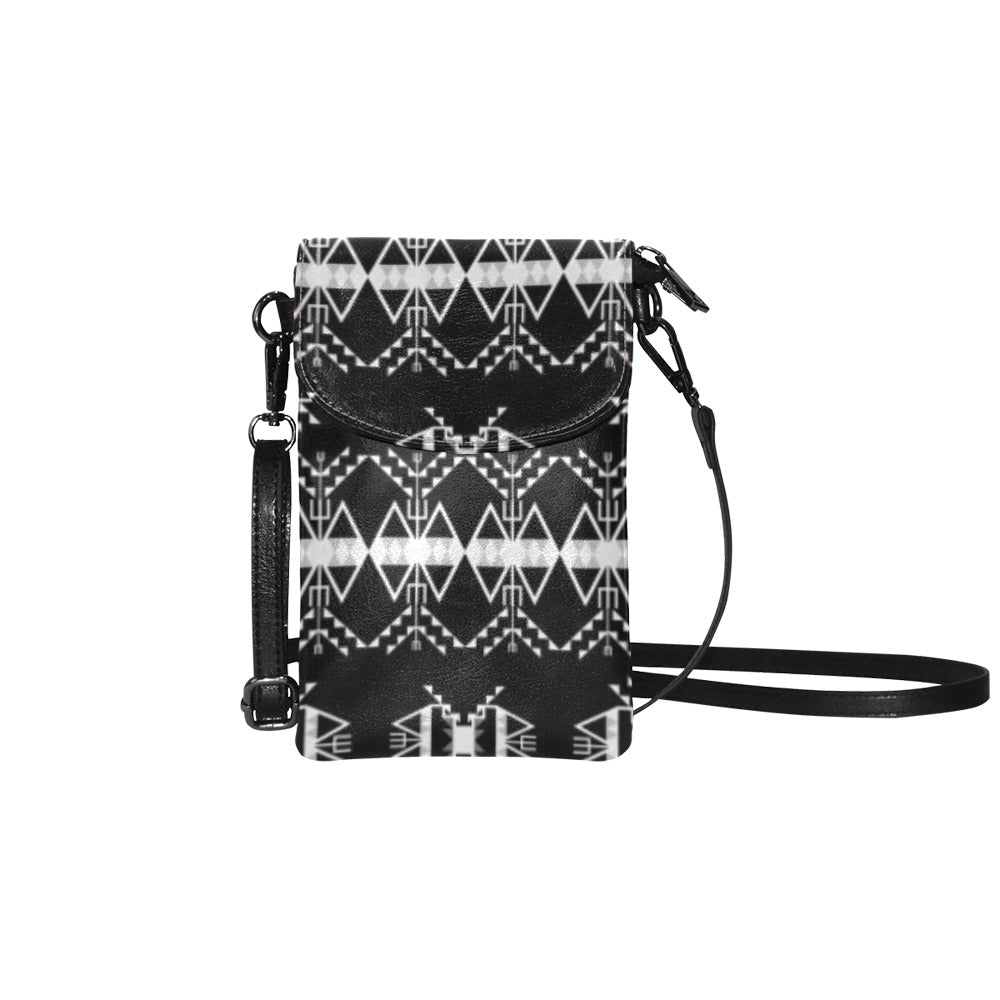 Sacred Trust Black Small Cell Phone Purse