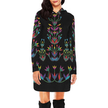 Load image into Gallery viewer, Dakota Diamond Memories (Black) Hoodie Dress
