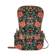 Load image into Gallery viewer, Floral Beadwork Six Bands Saddle Bag
