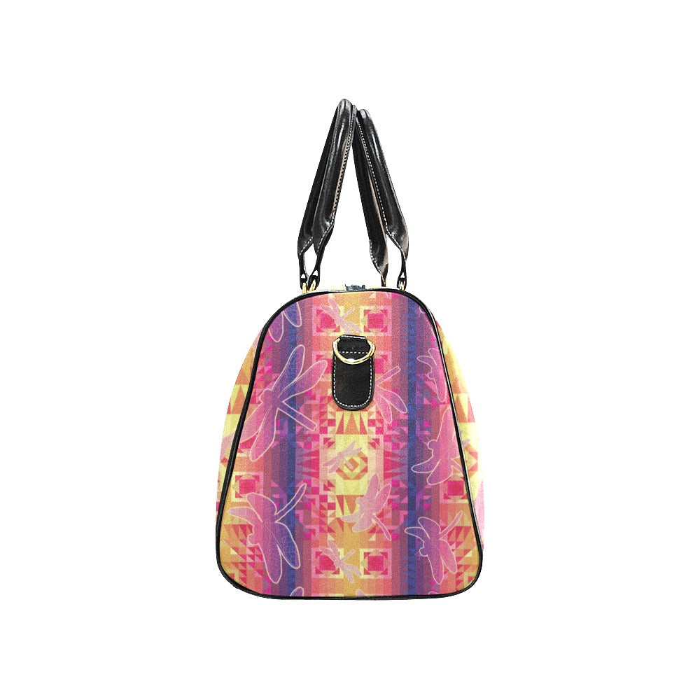 Kaleidoscope Dragonfly New Waterproof Travel Bag/Small