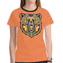 Load image into Gallery viewer, Bear Spirit Guide Orange T-shirt for Women
