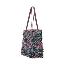 Load image into Gallery viewer, Hawk Feathers Heat Map Clover Canvas Tote Bag
