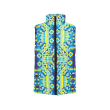 Load image into Gallery viewer, Kaleidoscope Jaune Bleu Men&#39;s Padded Vest Jacket
