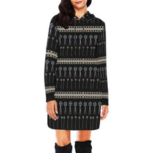 Load image into Gallery viewer, Beaded Bracelet Hoodie Dress
