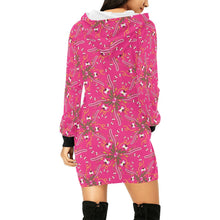 Load image into Gallery viewer, Willow Bee Bubblegum Hoodie Dress
