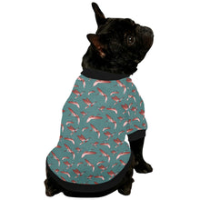 Load image into Gallery viewer, Red Swift Turquoise Pet Dog Round Neck Shirt
