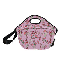 Load image into Gallery viewer, Strawberry Floral Neoprene Lunch Bag/Large
