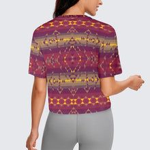 Load image into Gallery viewer, Gold Wool Crop Top
