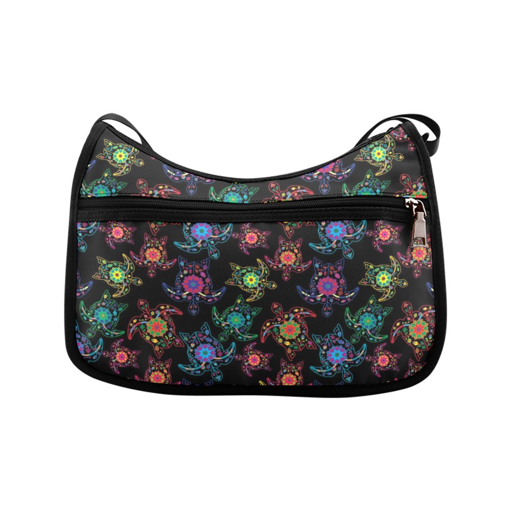 Floral Turtle Crossbody Bags