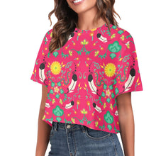 Load image into Gallery viewer, New Growth Pink Crop Top
