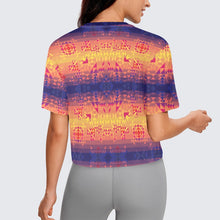 Load image into Gallery viewer, Soleil Indigo Crop Top
