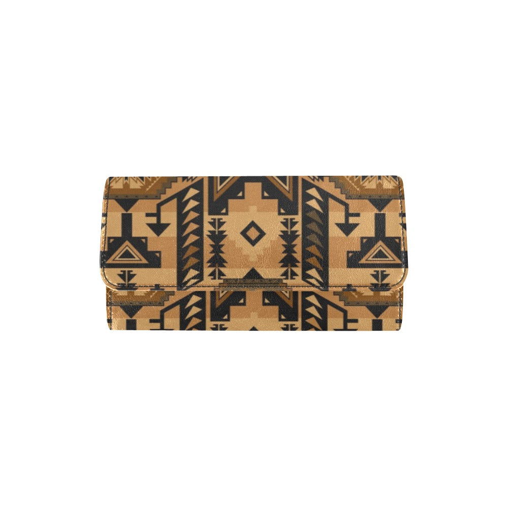 Chiefs Mountain Tan Women's Trifold Wallet