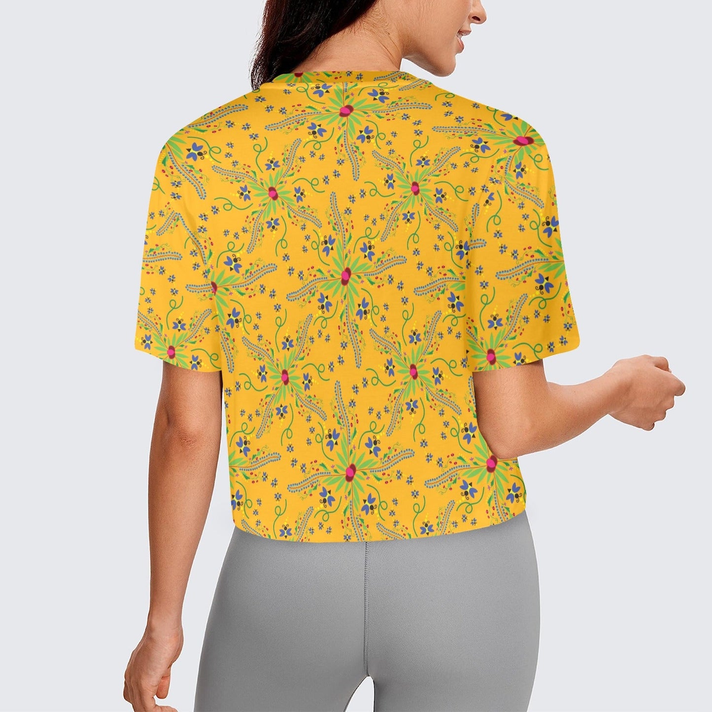 Willow Bee Sunshine Crop Top