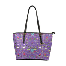 Load image into Gallery viewer, First Bloom Royal Leather Tote Bag
