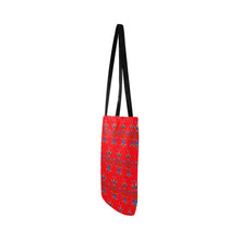 Load image into Gallery viewer, Dakota Damask Red Reusable Shopping Bag
