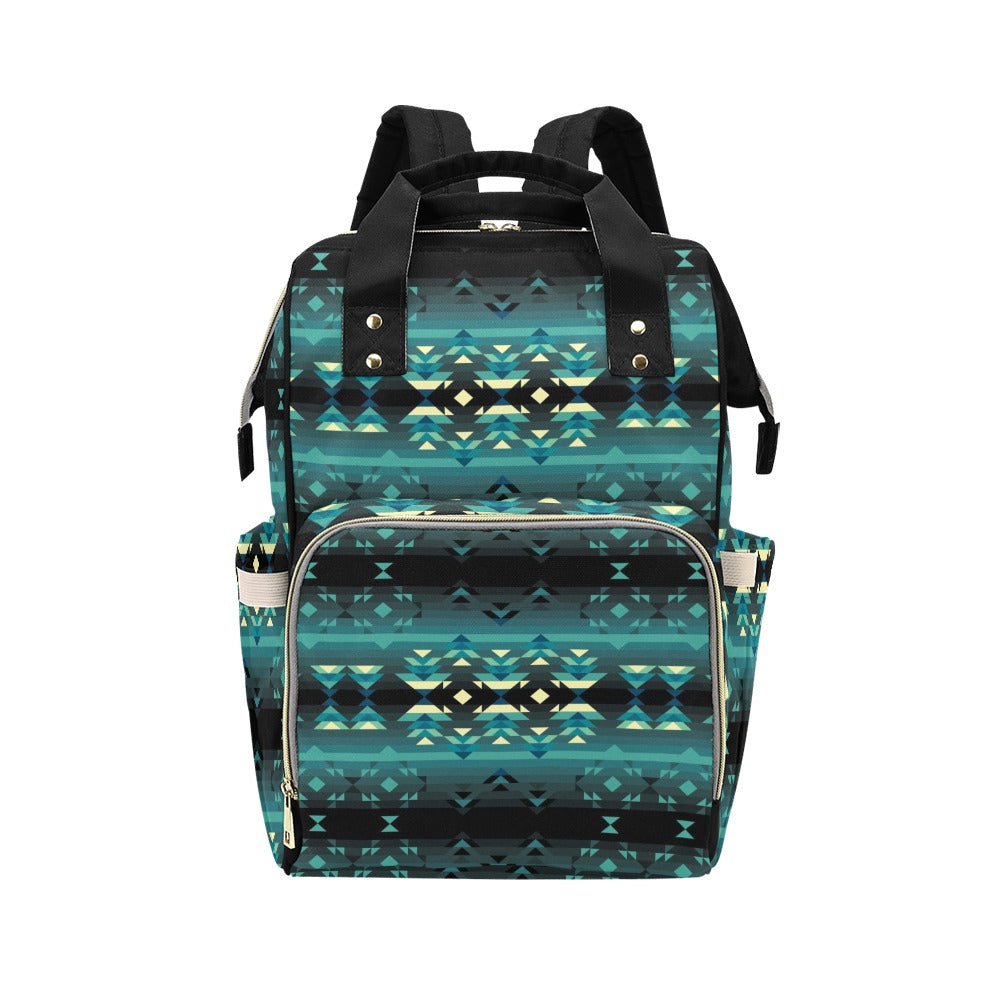 Inspire Green Multi-Function Diaper Backpack/Diaper Bag