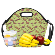 Load image into Gallery viewer, Gathering Lime Neoprene Lunch Bag/Large
