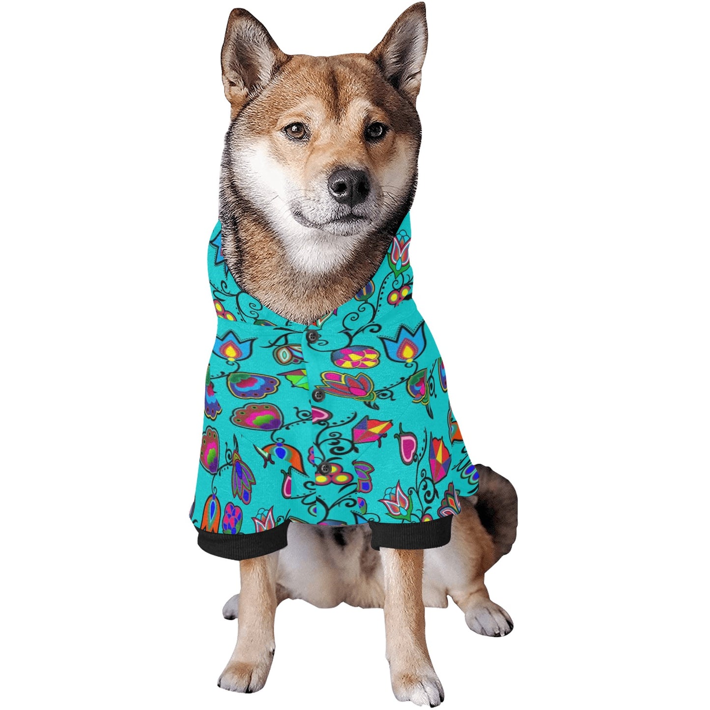 Indigenous Paisley Sky Pet Dog Hoodie