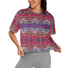 Load image into Gallery viewer, Medicine Blessing Pink Crop Top
