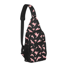 Load image into Gallery viewer, Strawberry Black Chest Bag
