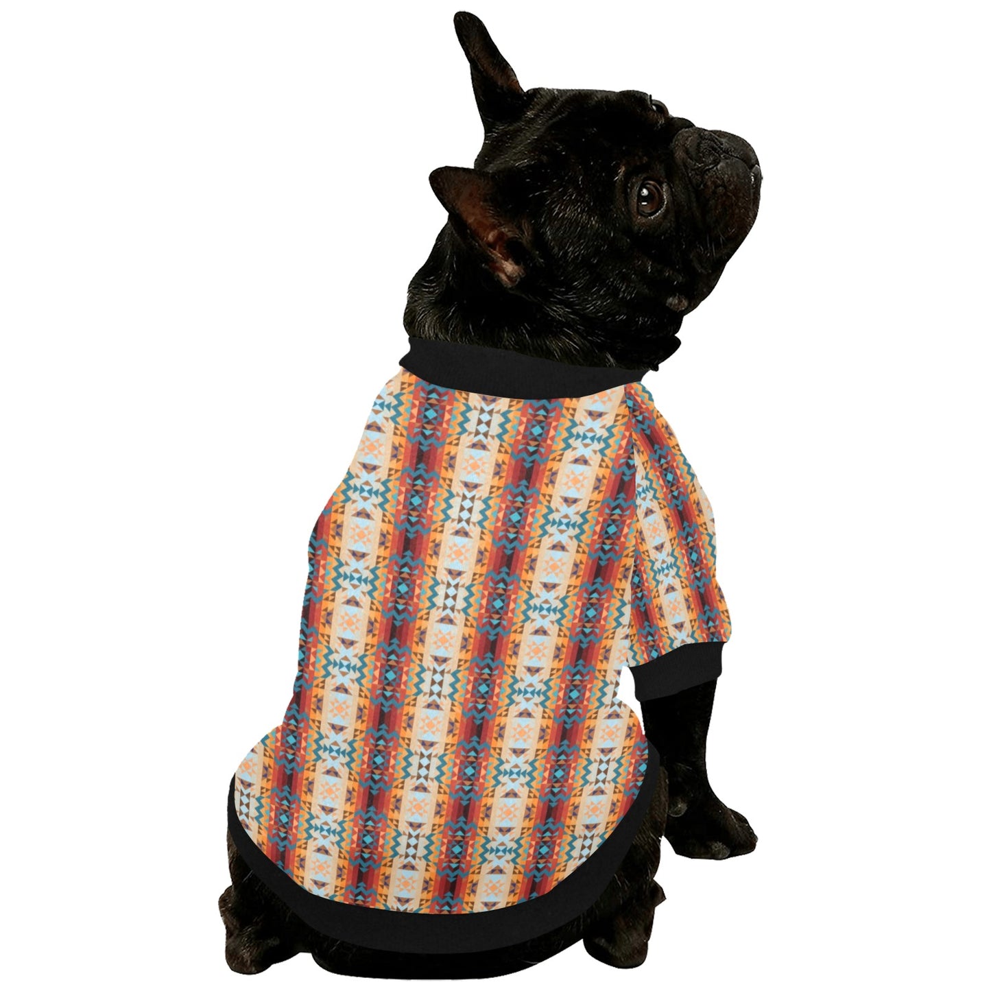 Dark Sandway Pet Dog Round Neck Shirt