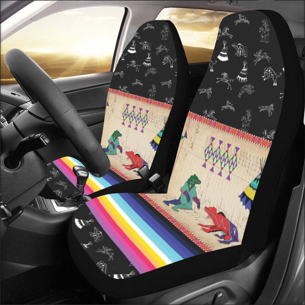 Bear Ledger Black Sky Car Seat Covers (Set of 2)