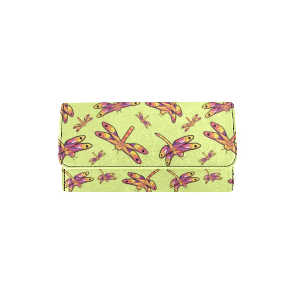 Gathering Lime Women's Trifold Wallet