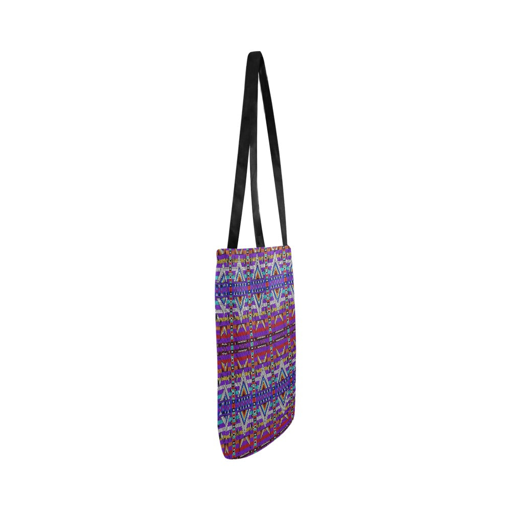 Medicine Blessing Purple Reusable Shopping Bag