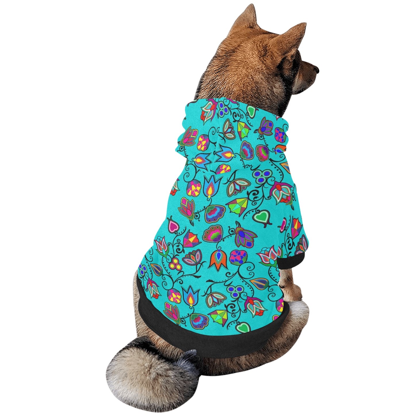 Indigenous Paisley Sky Pet Dog Hoodie