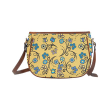 Load image into Gallery viewer, Blue Trio Tuscan Saddle Bag
