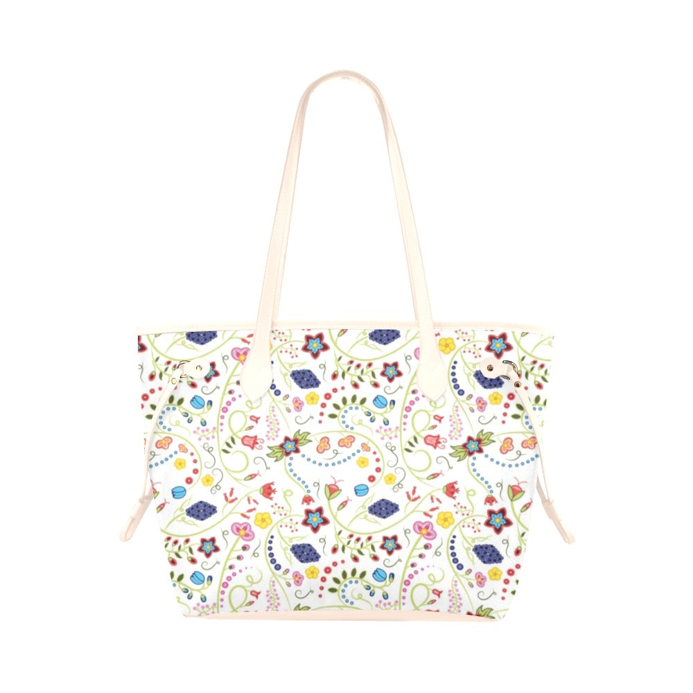 Fresh Fleur Clover Canvas Tote Bag