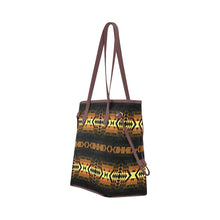 Load image into Gallery viewer, Black Rose Spring Canyon Tan Clover Canvas Tote Bag
