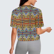 Load image into Gallery viewer, Medicine Blessing Yellow Crop Top
