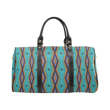 Load image into Gallery viewer, Diamond in the Bluff Turquoise Waterproof Travel Bag
