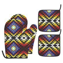 Load image into Gallery viewer, Sunset Blanket Oven Mitt &amp; Pot Holder
