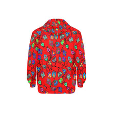 Load image into Gallery viewer, Indigenous Paisley Dahlia Men&#39;s Long Sleeve Fleece Hoodie
