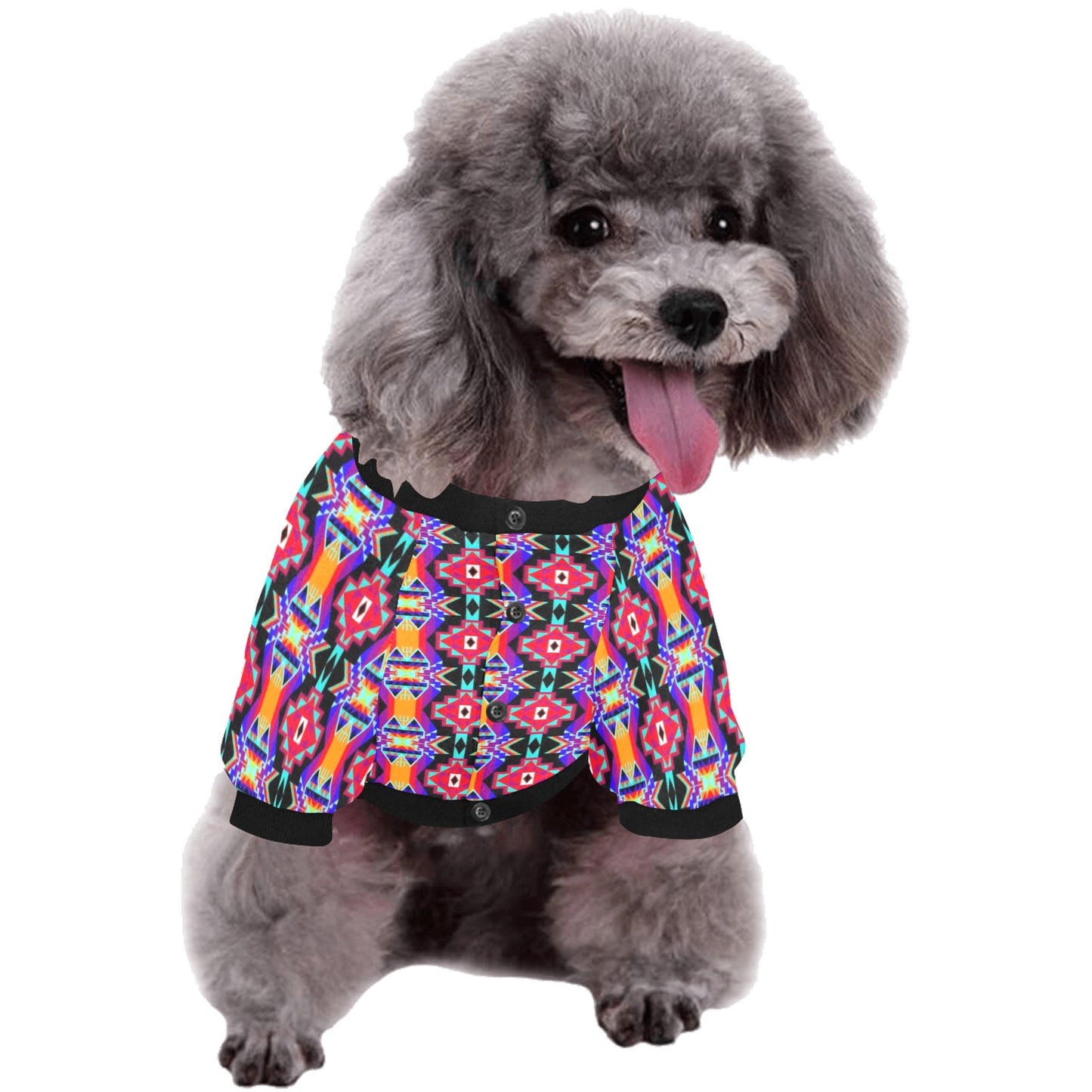 Fancy Bustle Pet Dog Round Neck Shirt