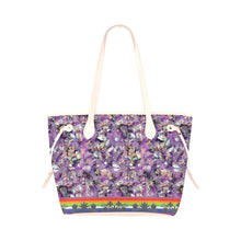 Load image into Gallery viewer, Culture in Nature Purple Clover Canvas Tote Bag
