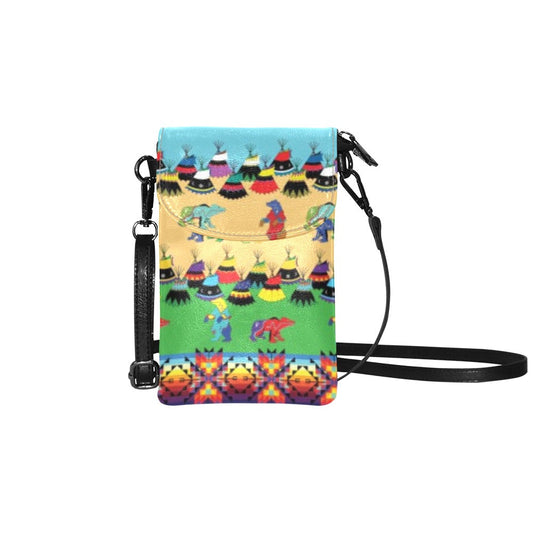 Bear Medicine Small Cell Phone Purse