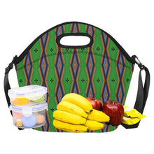 Load image into Gallery viewer, Diamond in the Bluff Lime Neoprene Lunch Bag/Large
