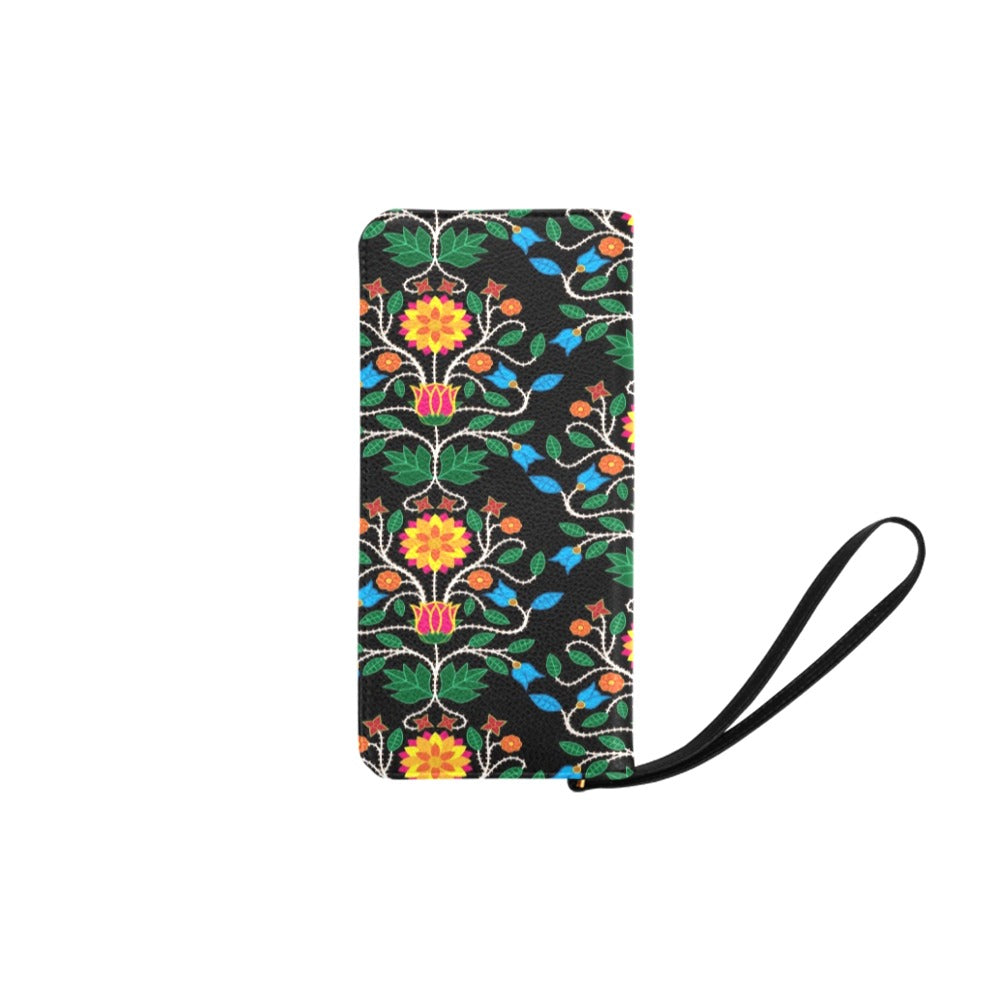 Floral Beadwork Four Clans Clutch