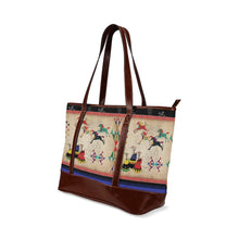 Load image into Gallery viewer, Horses Running Black Sky Tote Handbag
